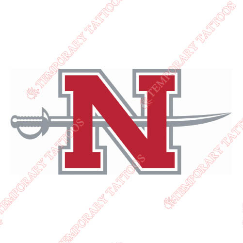Nicholls State Colonels Customize Temporary Tattoos Stickers NO.5468